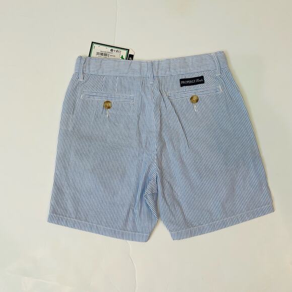NWT Properly Tied Size 6 Blue Stripe Shorts - Picture 3 of 4